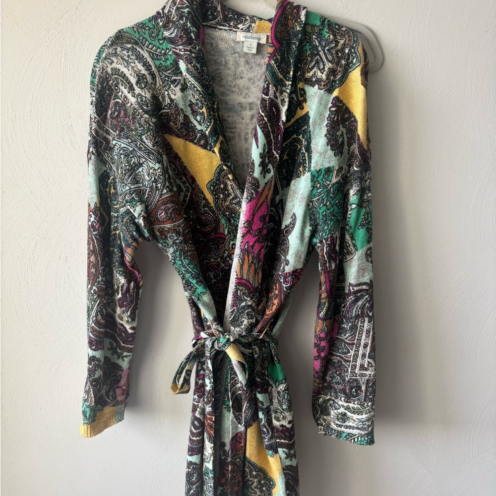 Sundance Multicolor Paisley Women's Cardigan